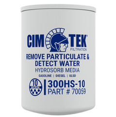 Cim-Tek 70059 300HS-10 10 Micron Water Detection Particulate Fuel Filter