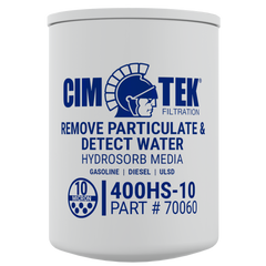 Cim-Tek 70060 400HS-10 10 Micron Water Detection Particulate Fuel Filter