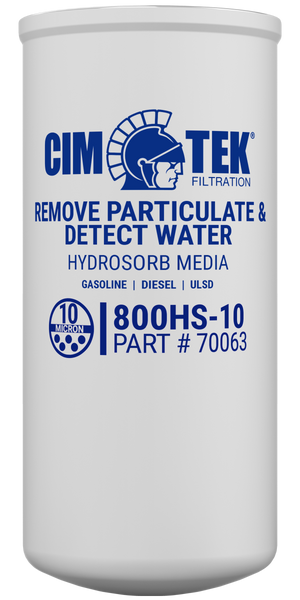Cim-Tek 70063 800HS-10 10 Micron Water Detection Particulate Fuel Filter