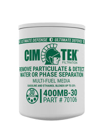 Cim-Tek 70106 400MB-30 30 Micron Phase Separation Water Detection Particulate Fuel Filter (Copy)