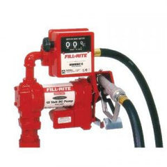 Fill-Rite FR2411G Series 1200C 24 Volt DC Vane Pump, 15 GPM w/ Hose, Nozzle & Meter