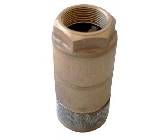 Double-Poppet Foot Valve, Double-Poppet Vertical Check Valve