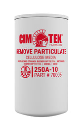 Cim-Tek 70005 250A-10 10 Micron Particulate Fuel Filter