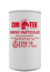 Cim-Tek 70003 250A-10 10 Micron Particulate Fuel Filter