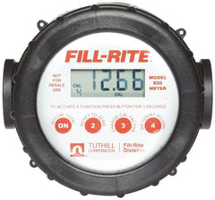 Fill-Rite Series 820 Digital Flow Meter with 1'' Inlet & Outlet